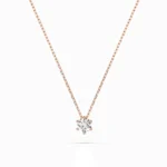 Кольє Солітер 0.15 ct — фото 7