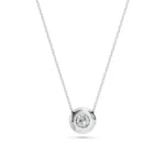 Кольє Солітер 0.15 ct — фото 3
