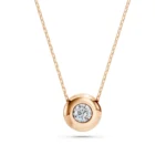 Кольє Солітер 0.15 ct — фото 7