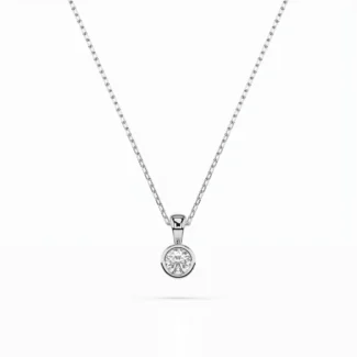 Кольє Солітер 0.1 ct