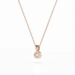 Кольє Солітер 0.1 ct — фото 8