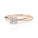 Каблучка Солітер 0.3 ct — фото 8