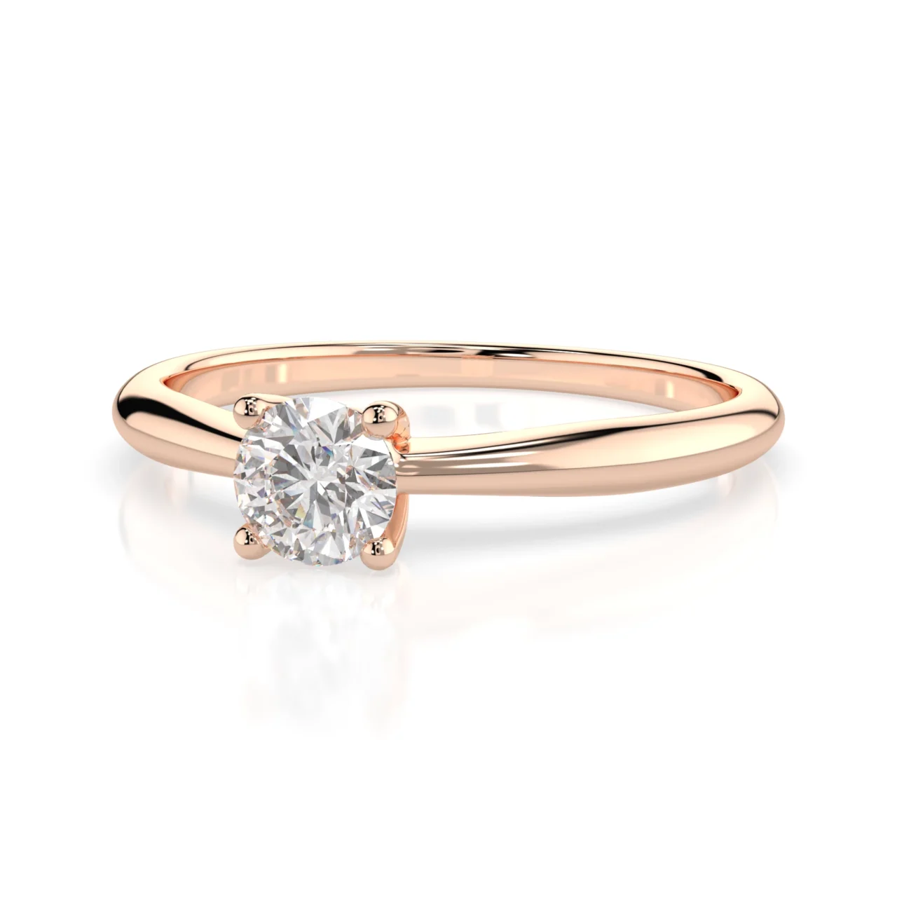 Каблучка Солітер 0.3 ct — фото 8