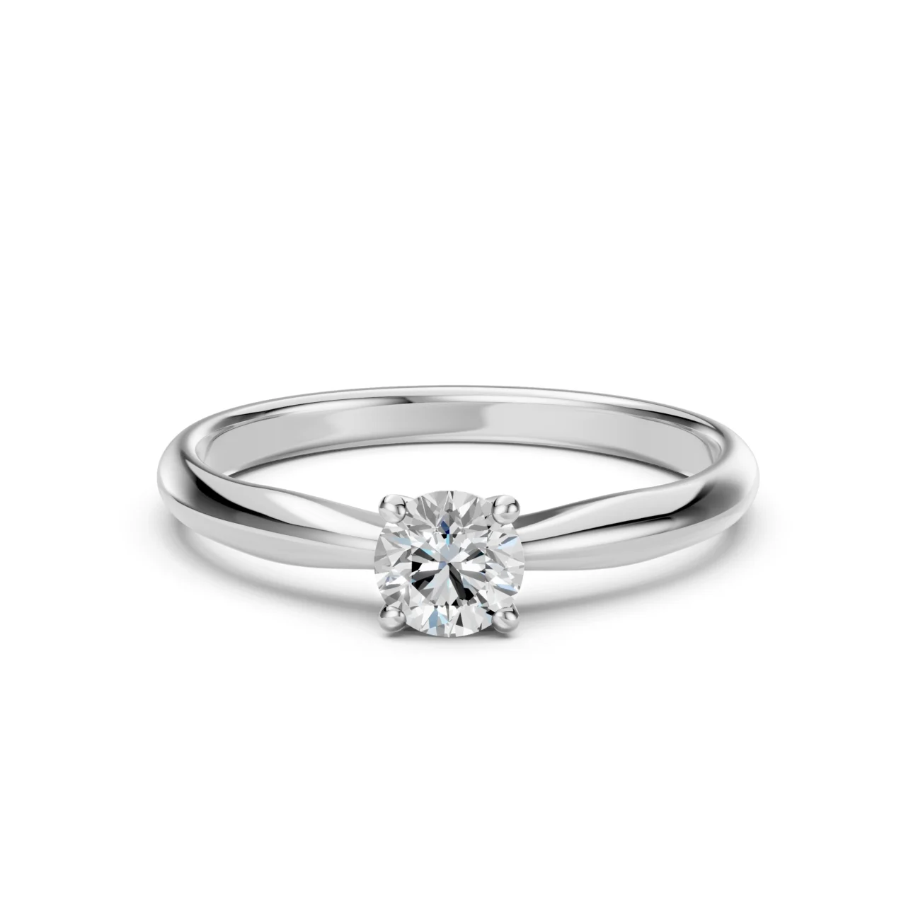Каблучка Солітер 0.4 ct — фото 2