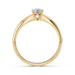 Каблучка Солітер 0.4 ct — фото 4