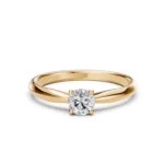 Каблучка Солітер 0.4 ct — фото 5