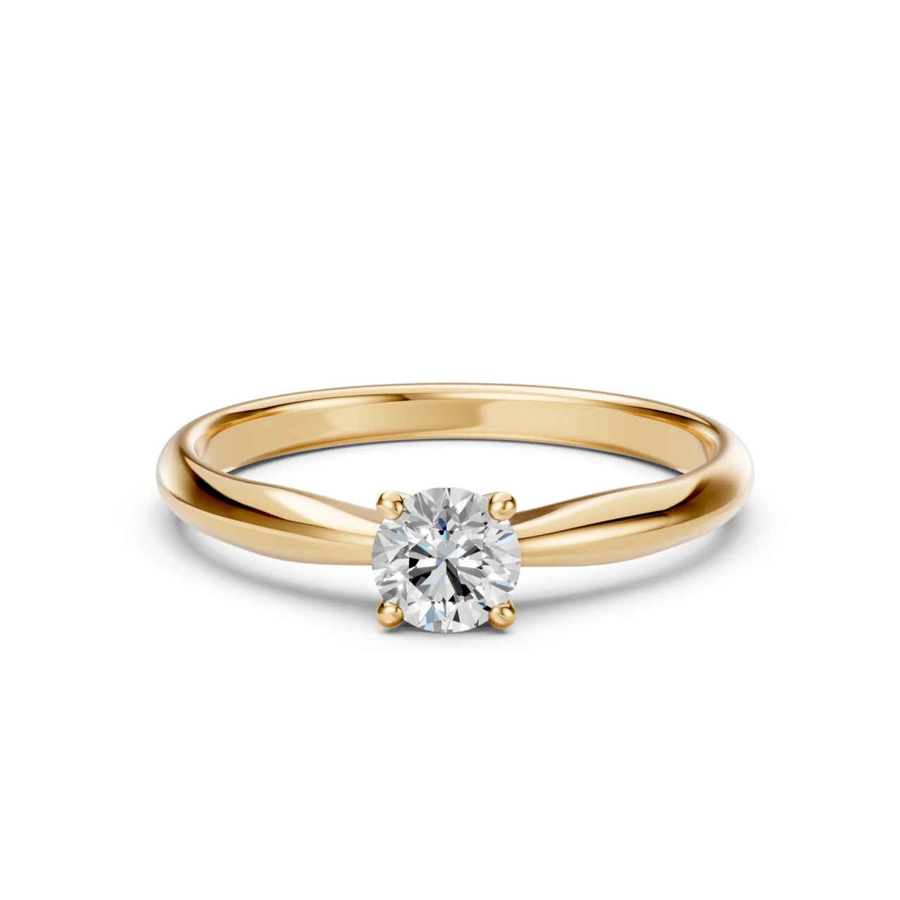 Каблучка Солітер 0.5 ct — фото 5