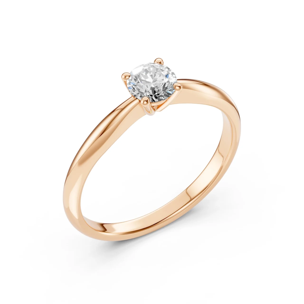 Каблучка Солітер 0.5 ct — фото 6