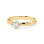 Каблучка Солітер 0.25 ct — фото 5