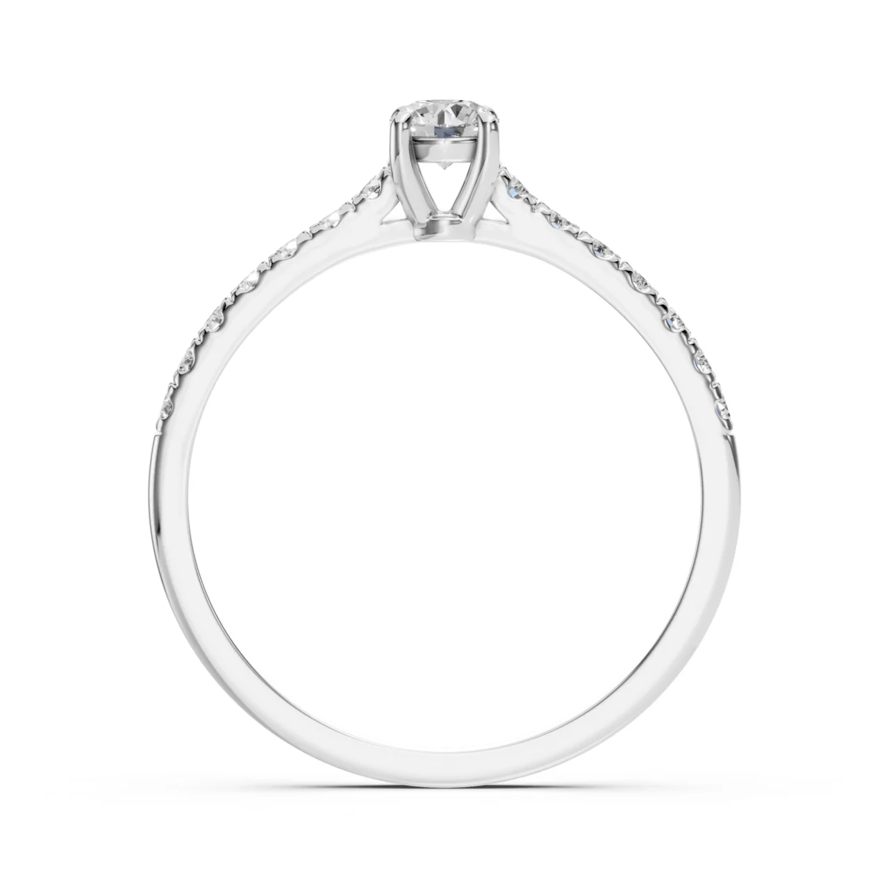 Каблучка Солітер Вічність 0.2 ct 1 Каблучка Солітер Вічність 0.2 ct